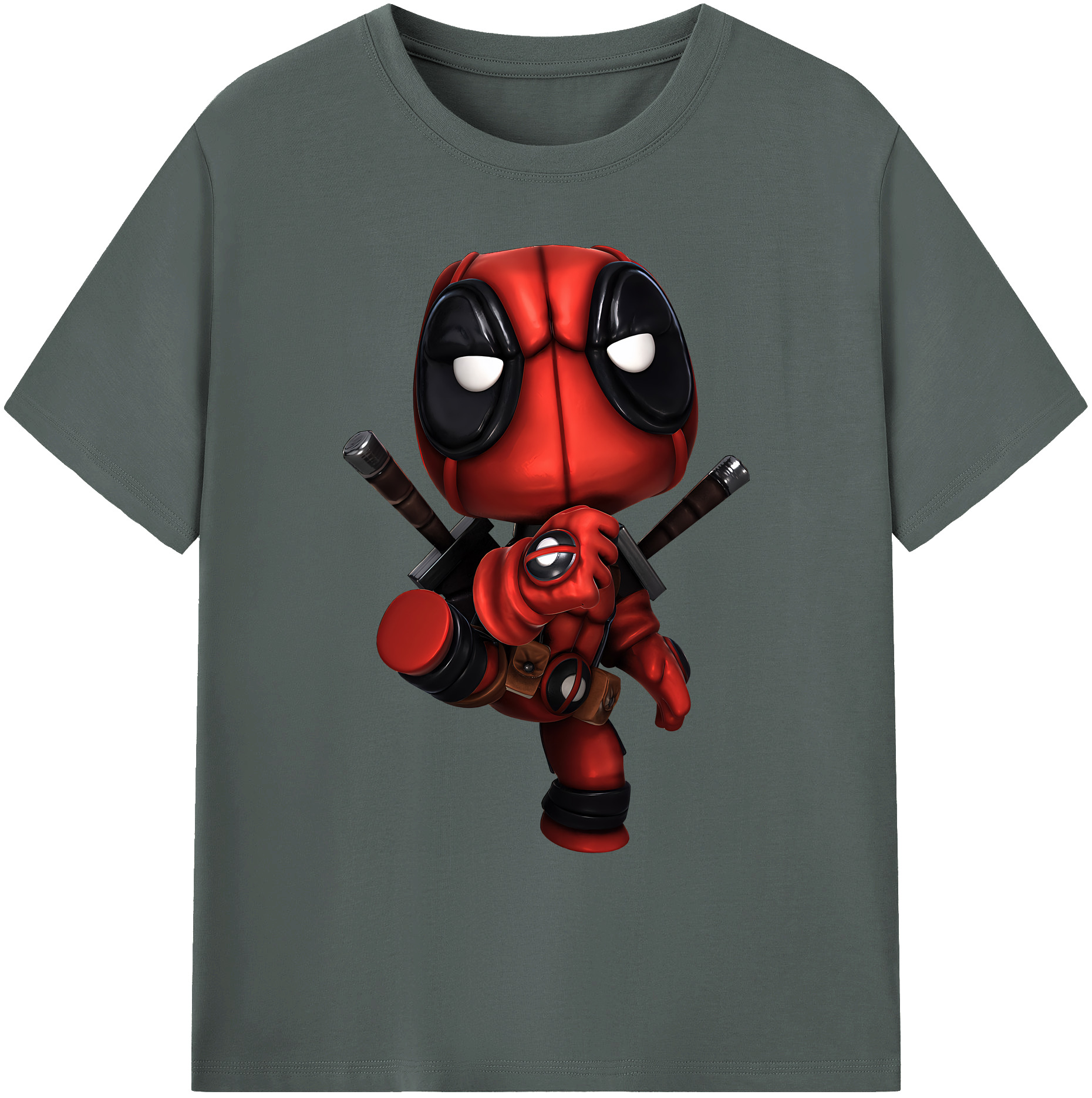 （画像用） Deadpool デッドプール 綿100％ メンズ半袖Tシャツ｜肌触りやわらか＆通気性